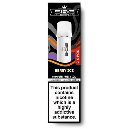 SKE Crystal Bar Pro 600 Prefilled Pods | 4.99 Vapour Village SKE Crystal Bar Pro 600 Prefilled Pods | 4.99 Vapour Village