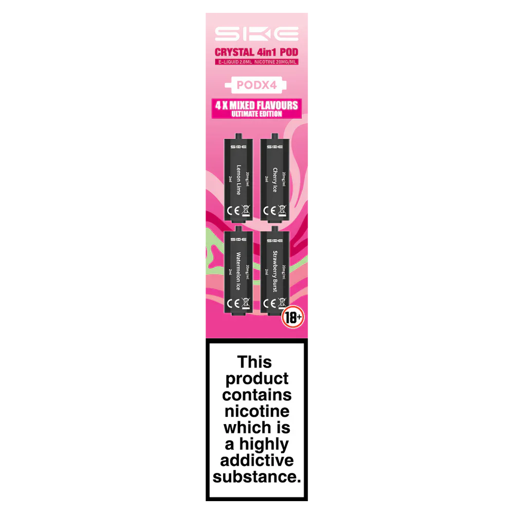Crystal 4 in 1 Prefilled Pods | 7.99  Vapour Village