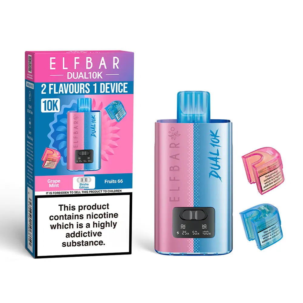 Elf Bar Dual 10K Pod Kit | 10.99  Vapour Village