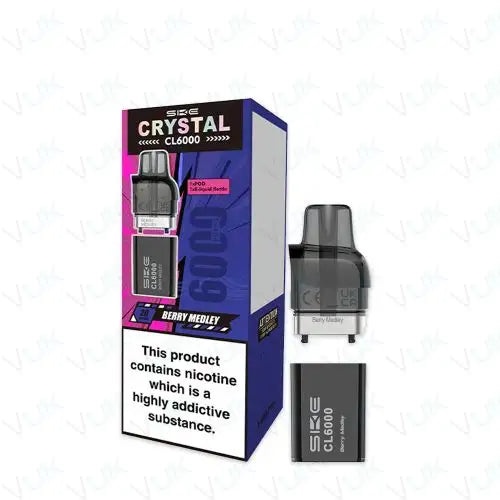 SKE Crystal CL6000 Prefilled Pods | 6.99 Vapour Village SKE Crystal CL6000 Prefilled Pods | 6.99 Vapour Village