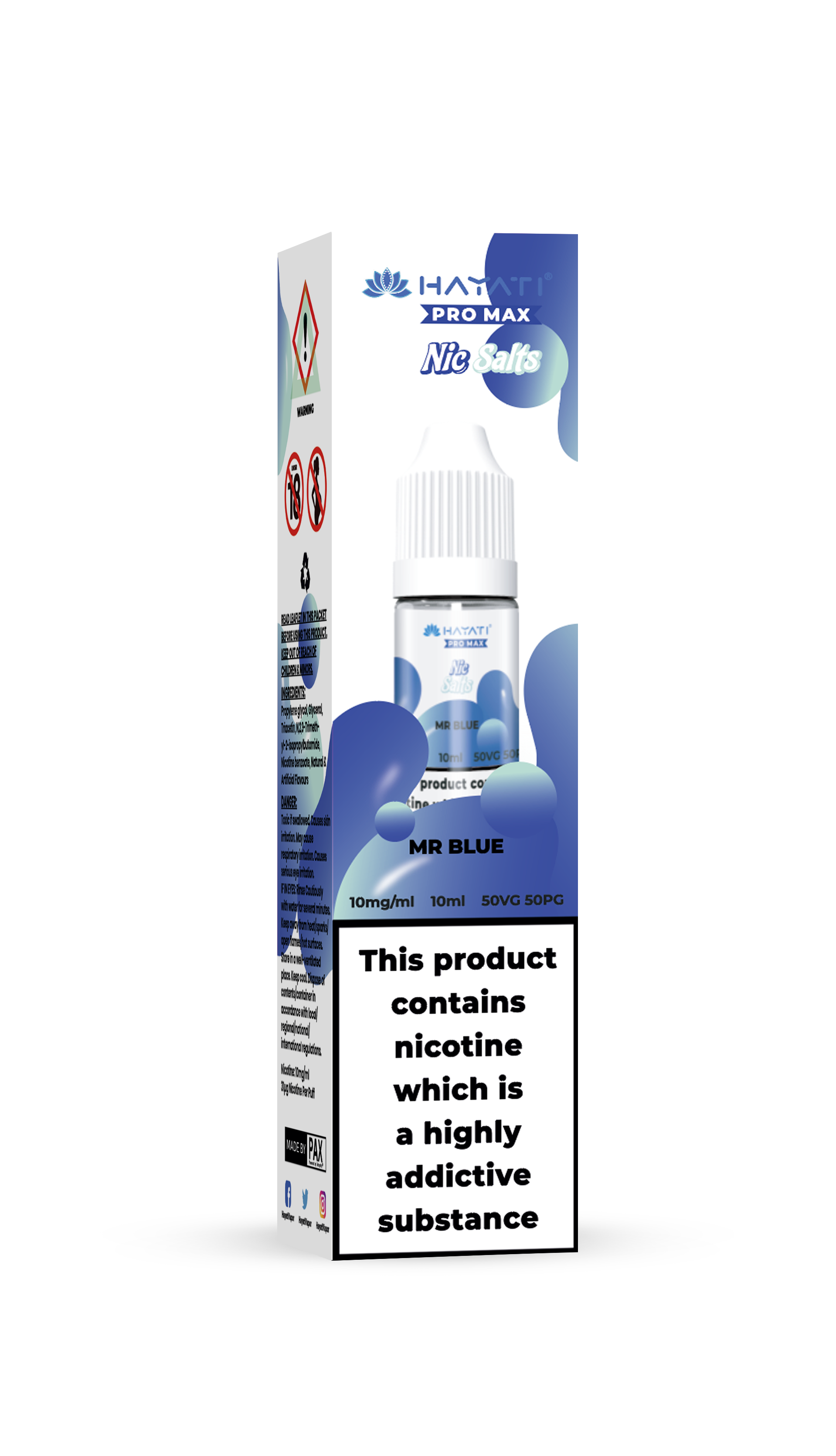 Mr Blue Hayati Pro Max Nic Salt