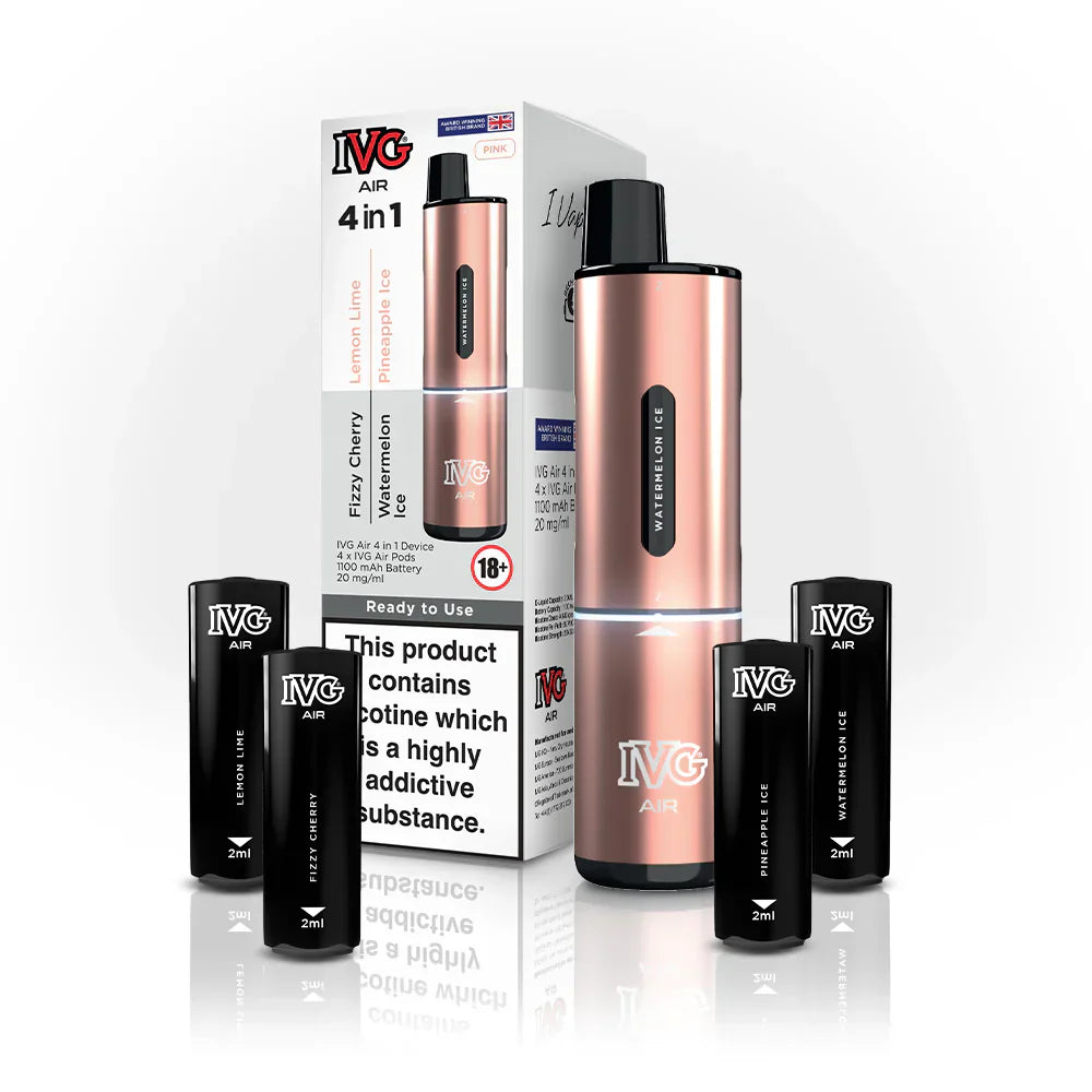 IVG Air 4 in 1 2400 Pod Kit | 12.99 Vapour Village IVG Air 4 in 1 2400 Pod Kit | 12.99 Vapour Village