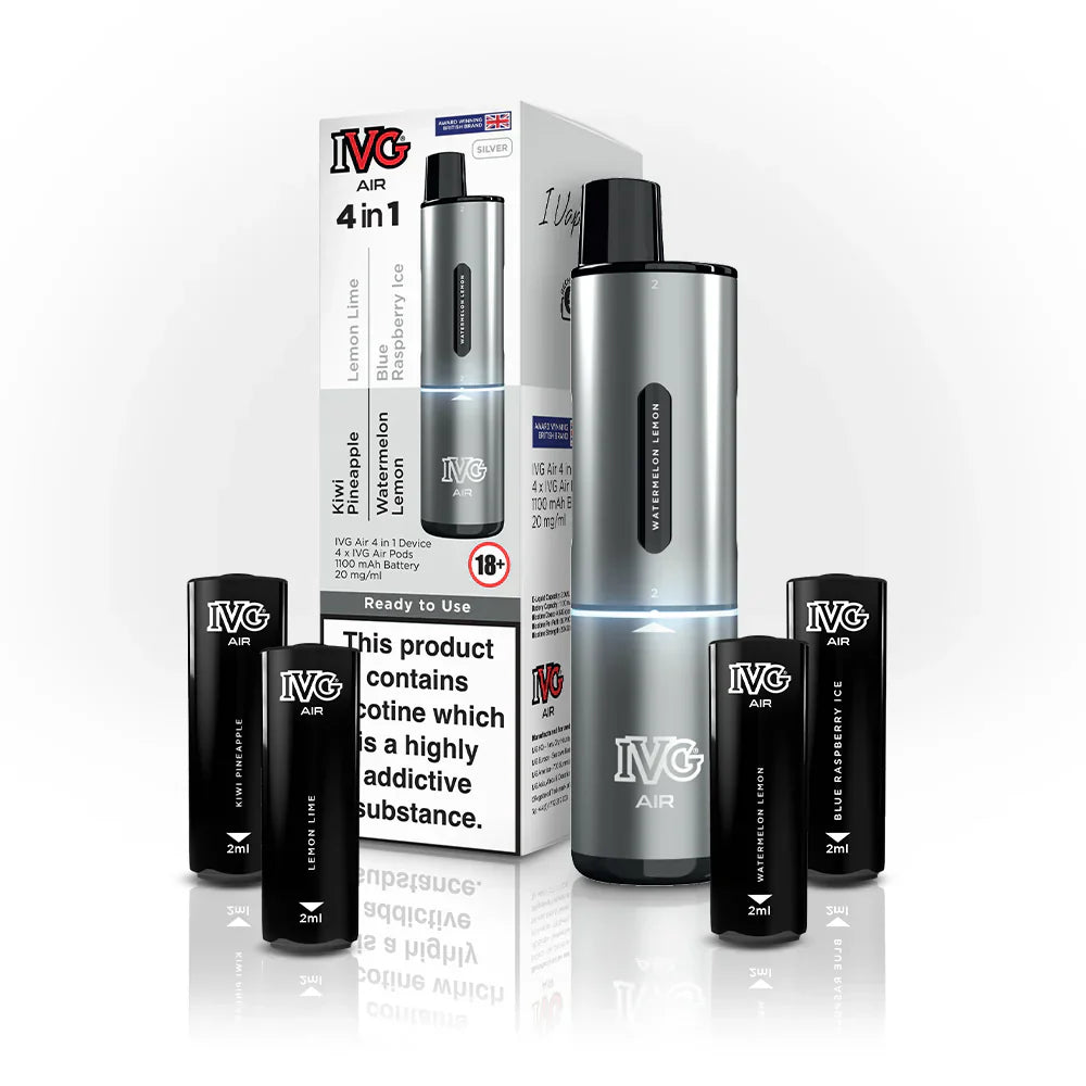 IVG Air 4 in 1 2400 Pod Kit | 12.99 Vapour Village IVG Air 4 in 1 2400 Pod Kit | 12.99 Vapour Village