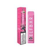 Expired :20mg Elf Bar Kov Shisha Range NC600 Disposable Vape Pod 600 Puffs