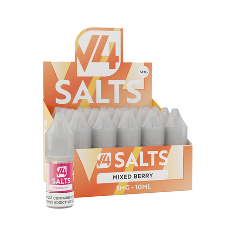 5mg V4 Salts 10ml Nic Salts (50VG/50PG) - Pack of 20