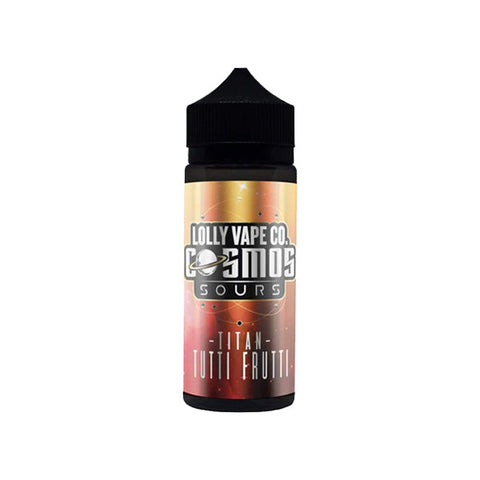 Lolly Vape Co Cosmos Sours 100ml Shortfill 0mg (80VG/20PG)