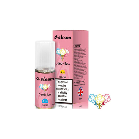 A-Steam Fruit Flavours 12MG 10ML (50VG/50PG)