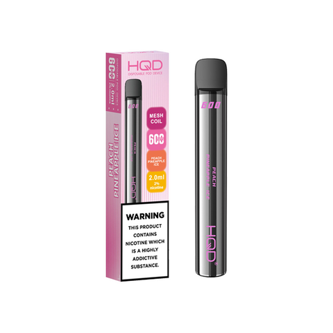 20mg HQD 600 Disposable Vape Device 600 Puffs