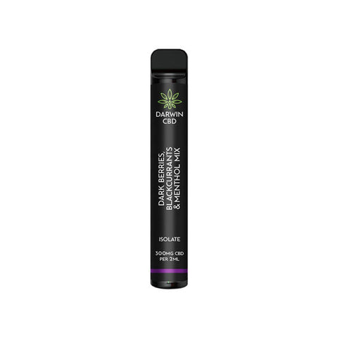 Darwin 300mg CBD Isolate Disposable Vape Device 600 Puffs