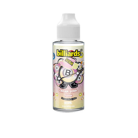 Billiards Soda Range 0mg 100ml Shortfill (70VG/30PG)