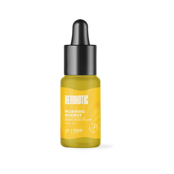 Hembiotic 1000mg Broad-Spectrum CBD Oil - 15ml