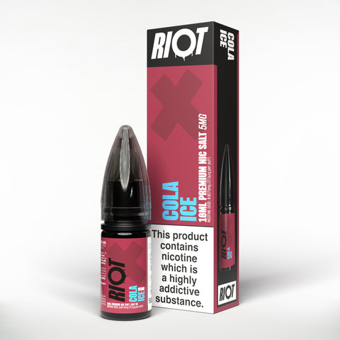 Riot X Cola Ice - Superchrged Flavours Salts By Riot Squad