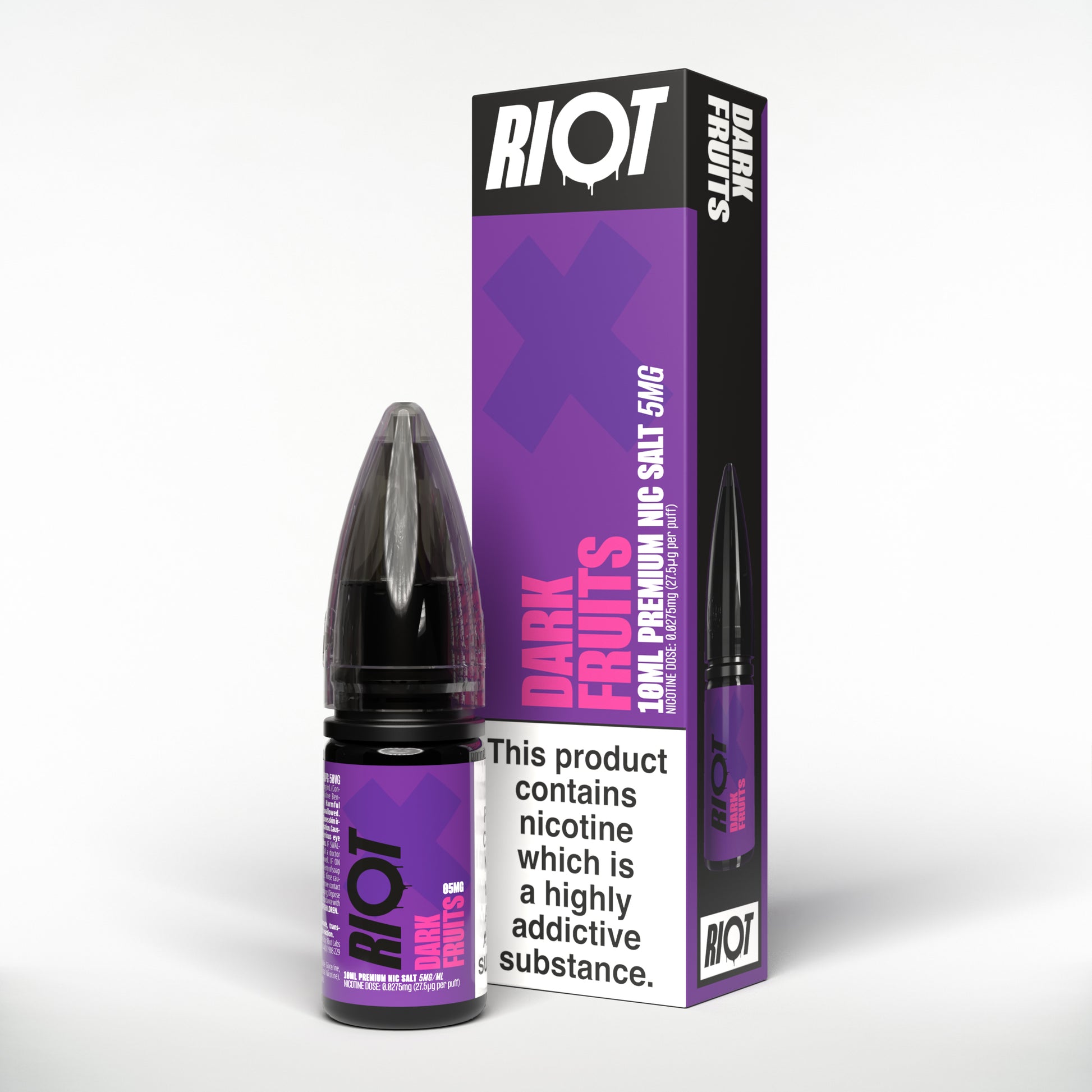 Riot X Dark Fruits - Superchrged Flavours Salts By Riot Squad