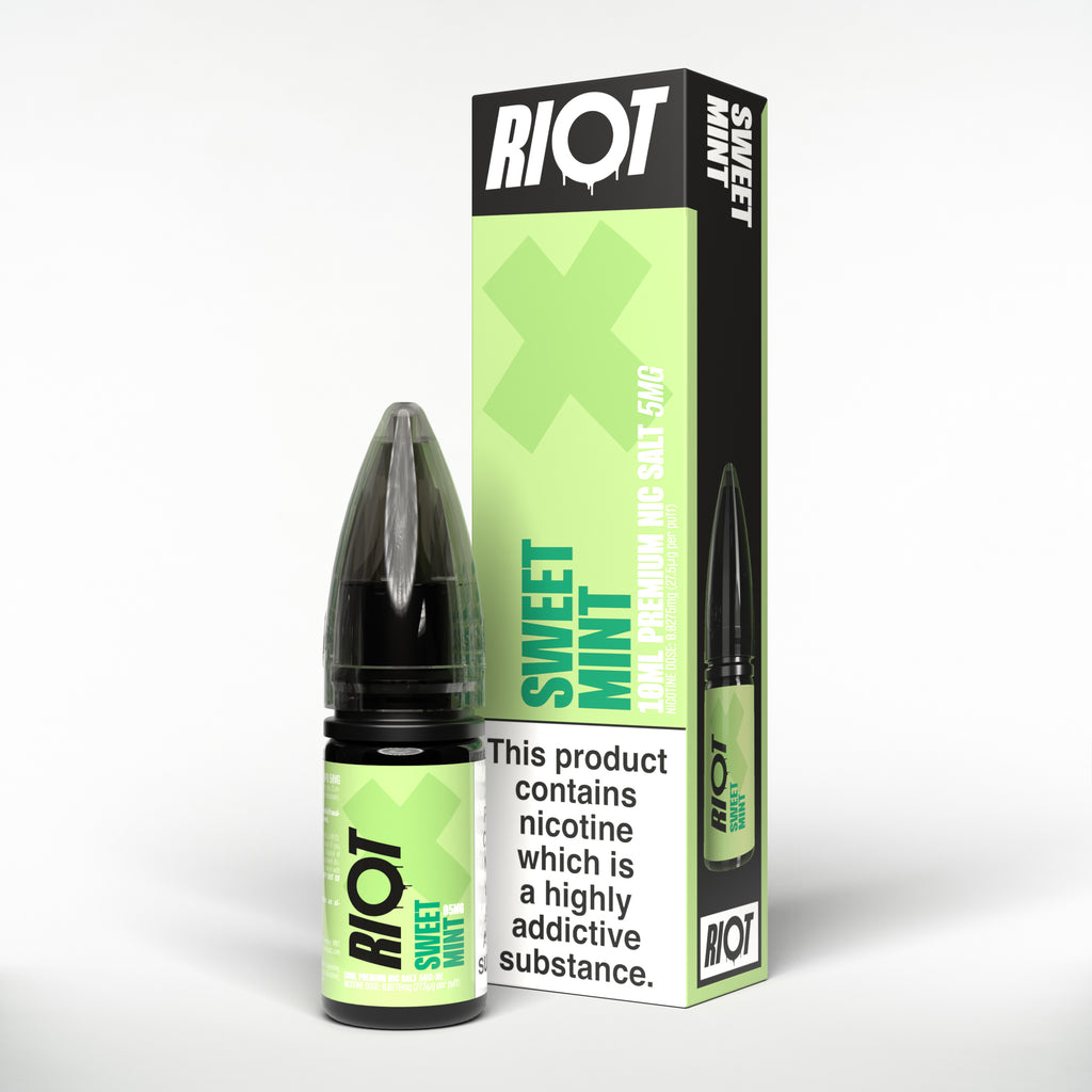 Riot X Sweet Mint - Superchrged Flavours Salts By Riot Squad