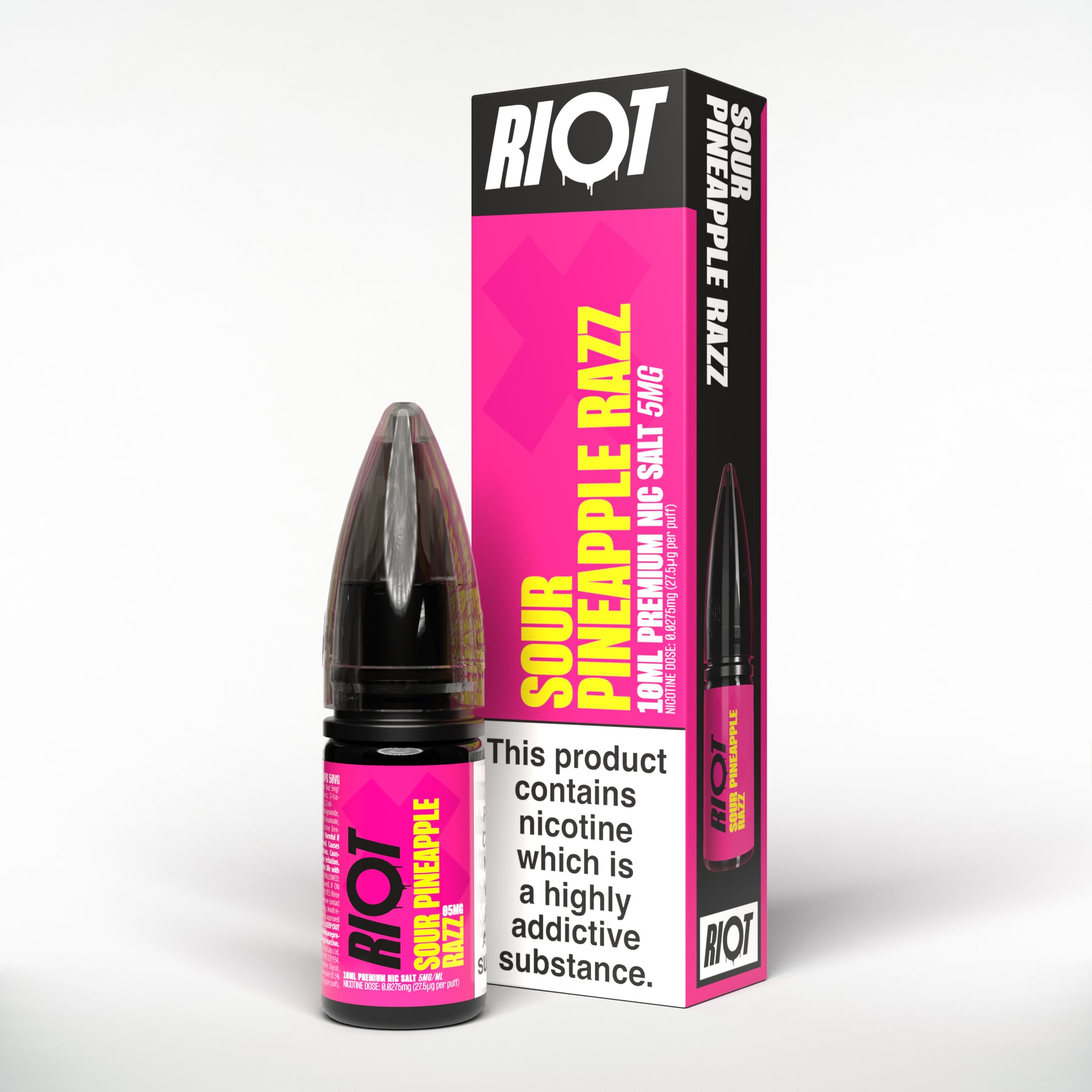 Riot X Sour Pineapple Razz - Superchrged Flavours Salts By Riot Squad