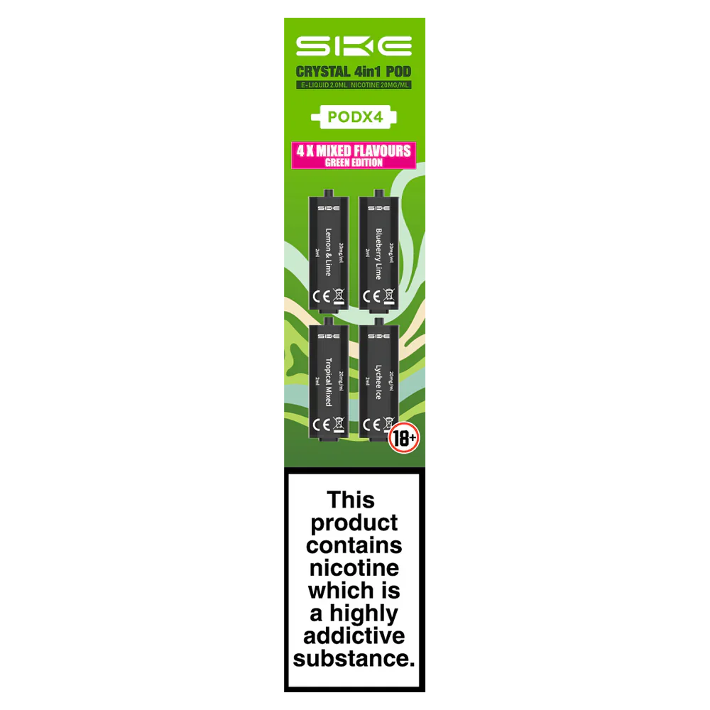 Crystal 4 in 1 Prefilled Pods