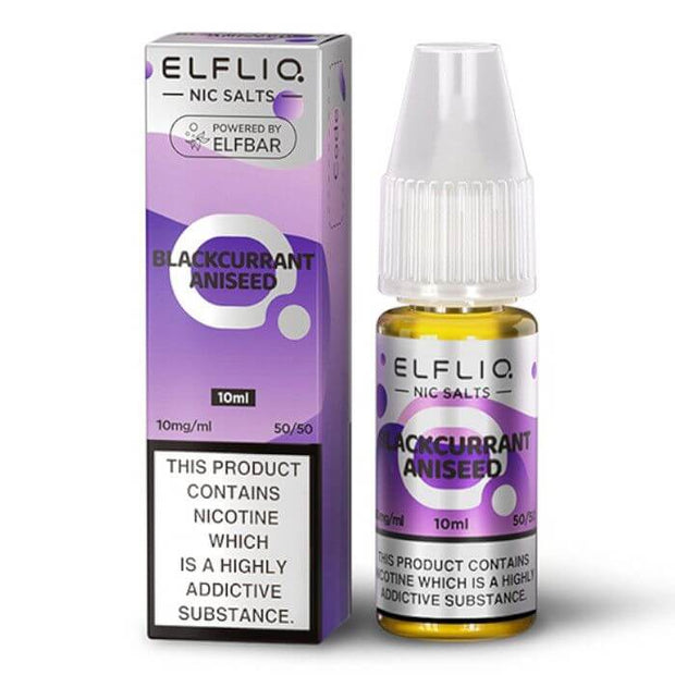 Blackcurrant Aniseed by Elfliq Nic Salts