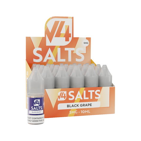 5mg V4 Salts 10ml Nic Salts (50VG/50PG) - Pack of 20