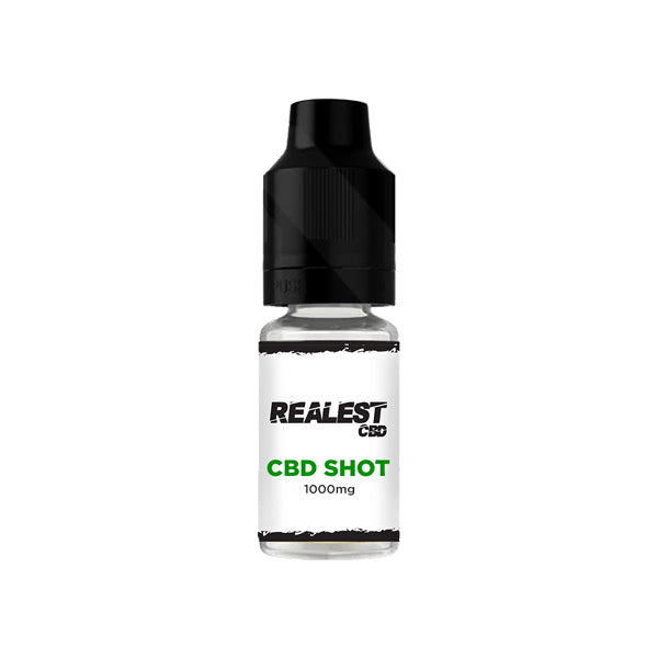 Realest CBD 1000mg CBD E-Liquid Booster Shot 10ml (BUY 1 GET 1 FREE)