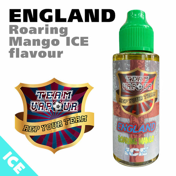 Team Vapour - England Roaring Mango Ice - 100ml