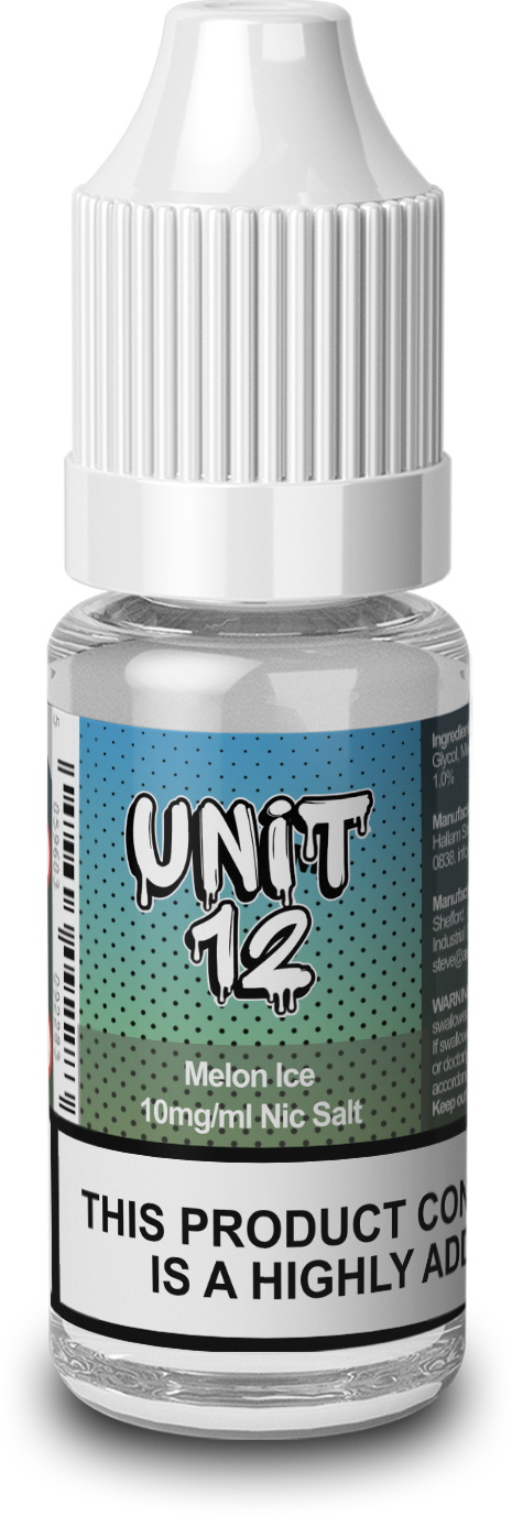 Unit 12 Nic Salts 10ml - Melon Ice