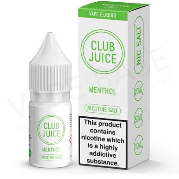 Club Juice - Menthol Nic Salt