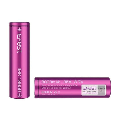 Efest 18650 3000mAh 35A Battery - Vaping Products