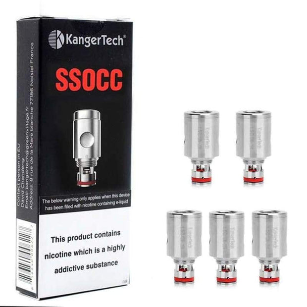 KangerTech SSOCC Replacement Coils Pack of 5