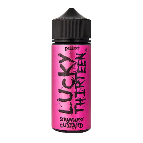 Lucky Thirteen - Strawberry Custard - Dessert - 100ml - 