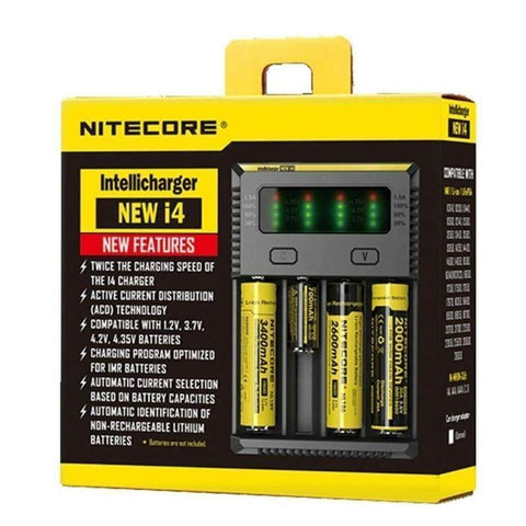Nitecore New i4 - 4 Way battery Charger