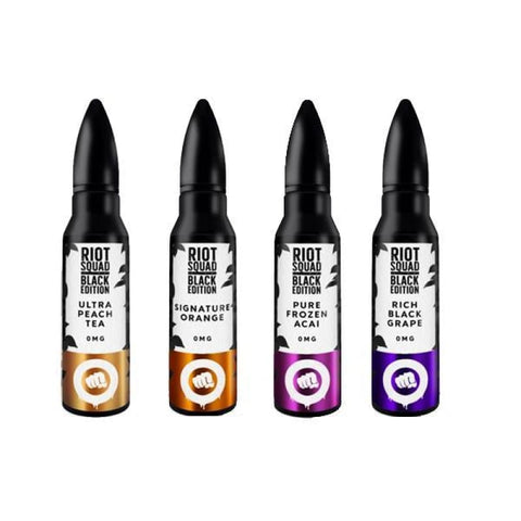 Riot Squad Black Edition Range - Vaping Products