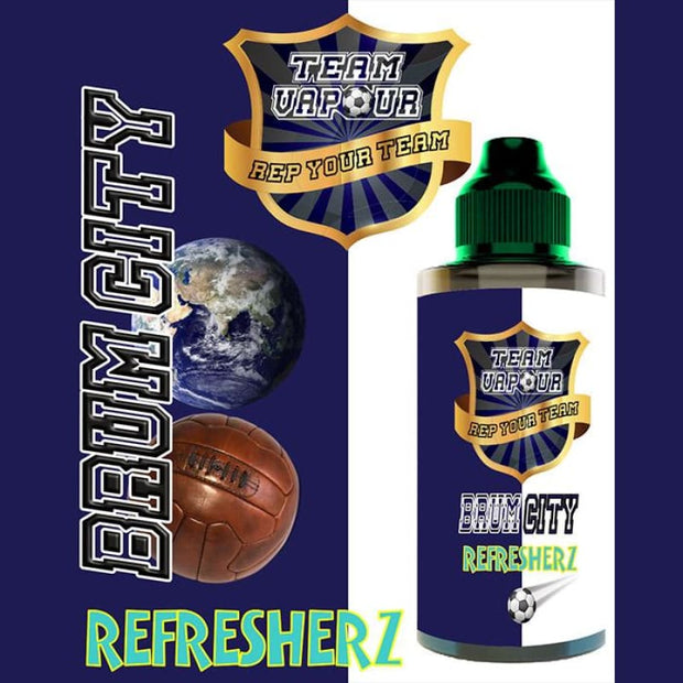 Team Vapour - Brum City Refresherz - 100ml - Vapour Freaks