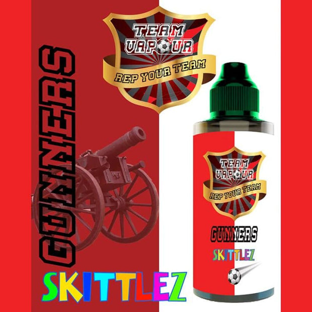 Team Vapour - Gunners Skittlez - 100ml - Vapour Freaks