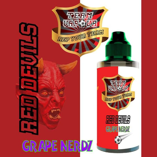 Team Vapour - Red Devils Grape Nerdz - 100ml - Vapour Freaks