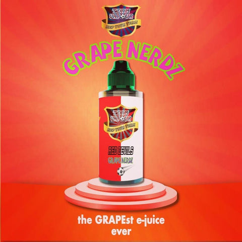 Team Vapour - Red Devils Grape Nerdz - 100ml - Vapour Freaks