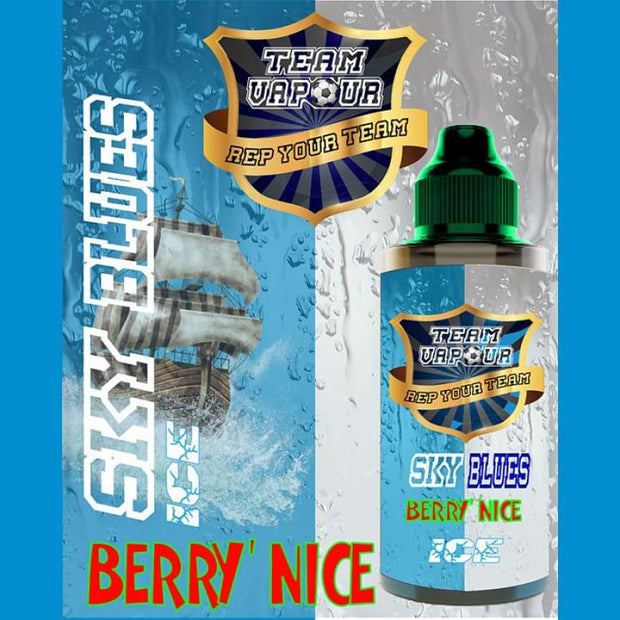 Team Vapour - Sky Blues Berry Nice Ice - 100ml - Vapour 