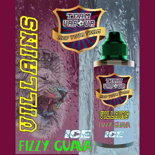 Team Vapour - Villains Fizzy Guava Ice - 100ml - Vapour 