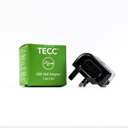 USB Wall Adapter - TECC 1.0A 5.0V