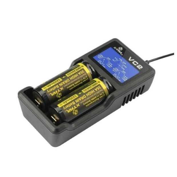 Xtar - VC2 Rocket - 2 battery charger - Vaping Products