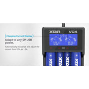 Xtar - VC4 Rocket - 4 battery charger